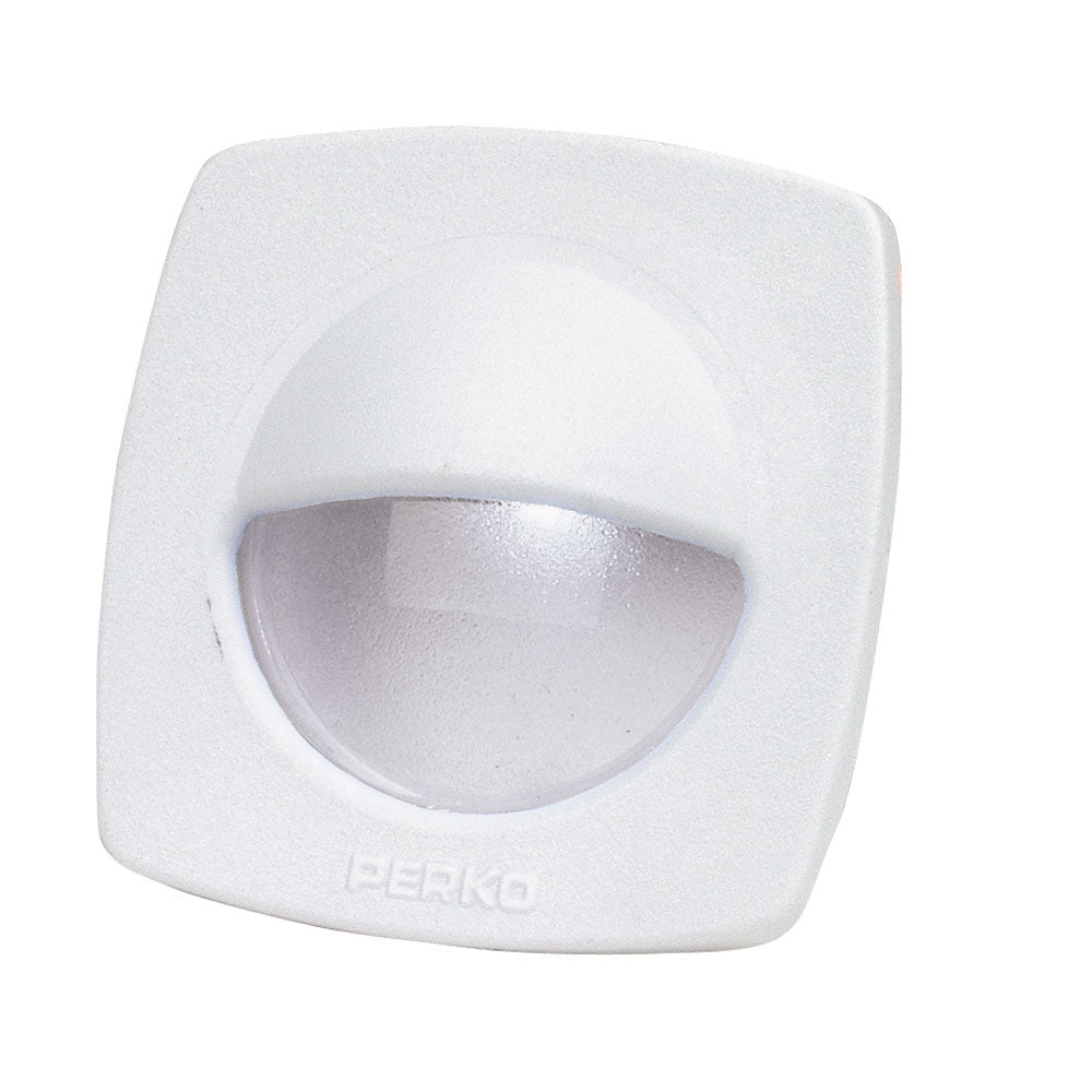 Perko 1074Dp2Wht Led Utility Light Snap-On Front Cover White Image 1