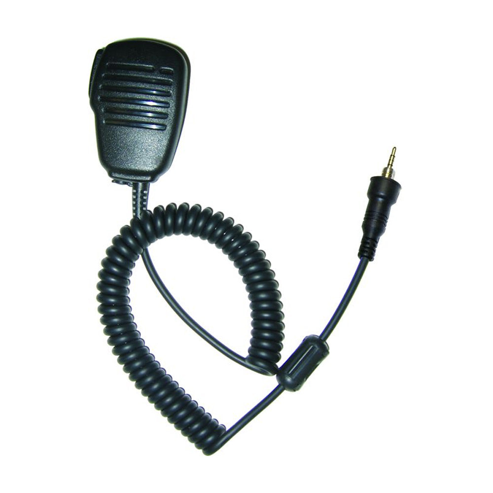 Cobra CM 330-001 Waterproof Lapel Speaker/Mic - Compact Design, Screw-In Audio Connector Image 1