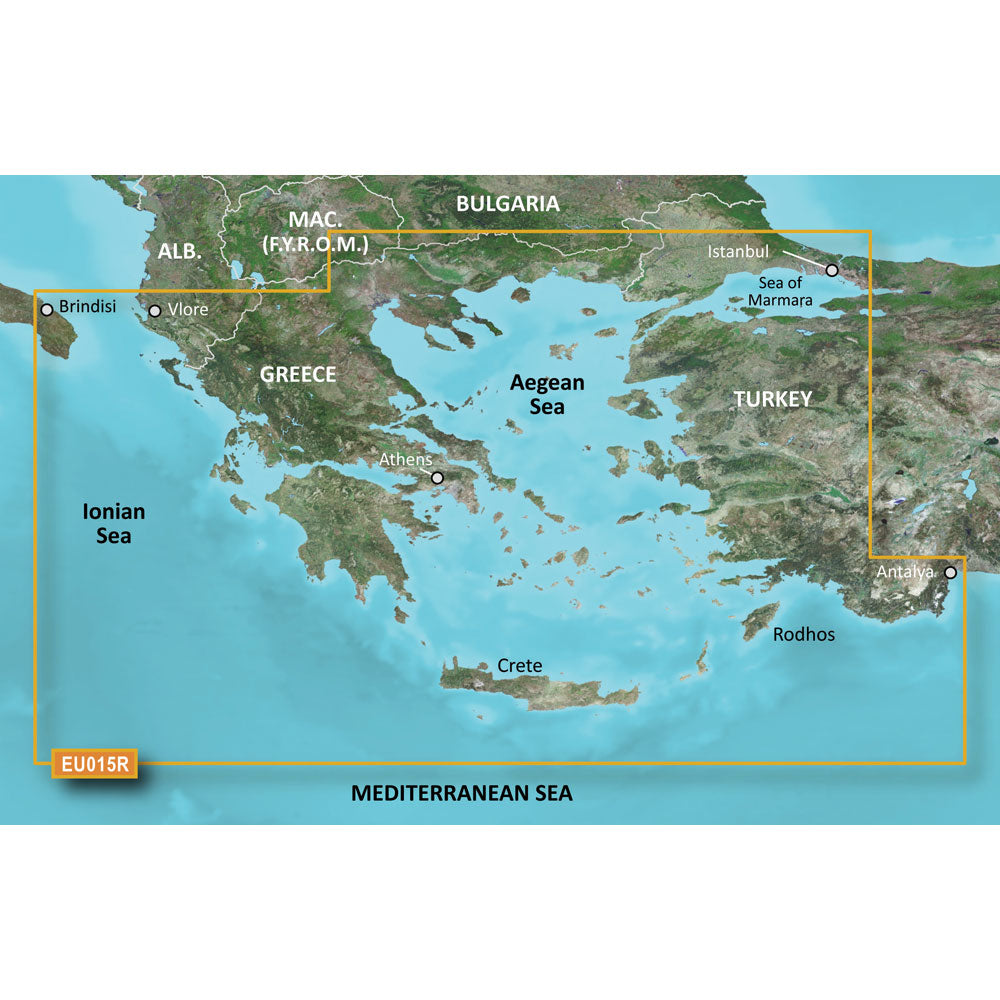 Garmin 010-C0773-20 Bluechart G3 Hd Hxeu015R Aegean Sea And Of Marmara Image 1