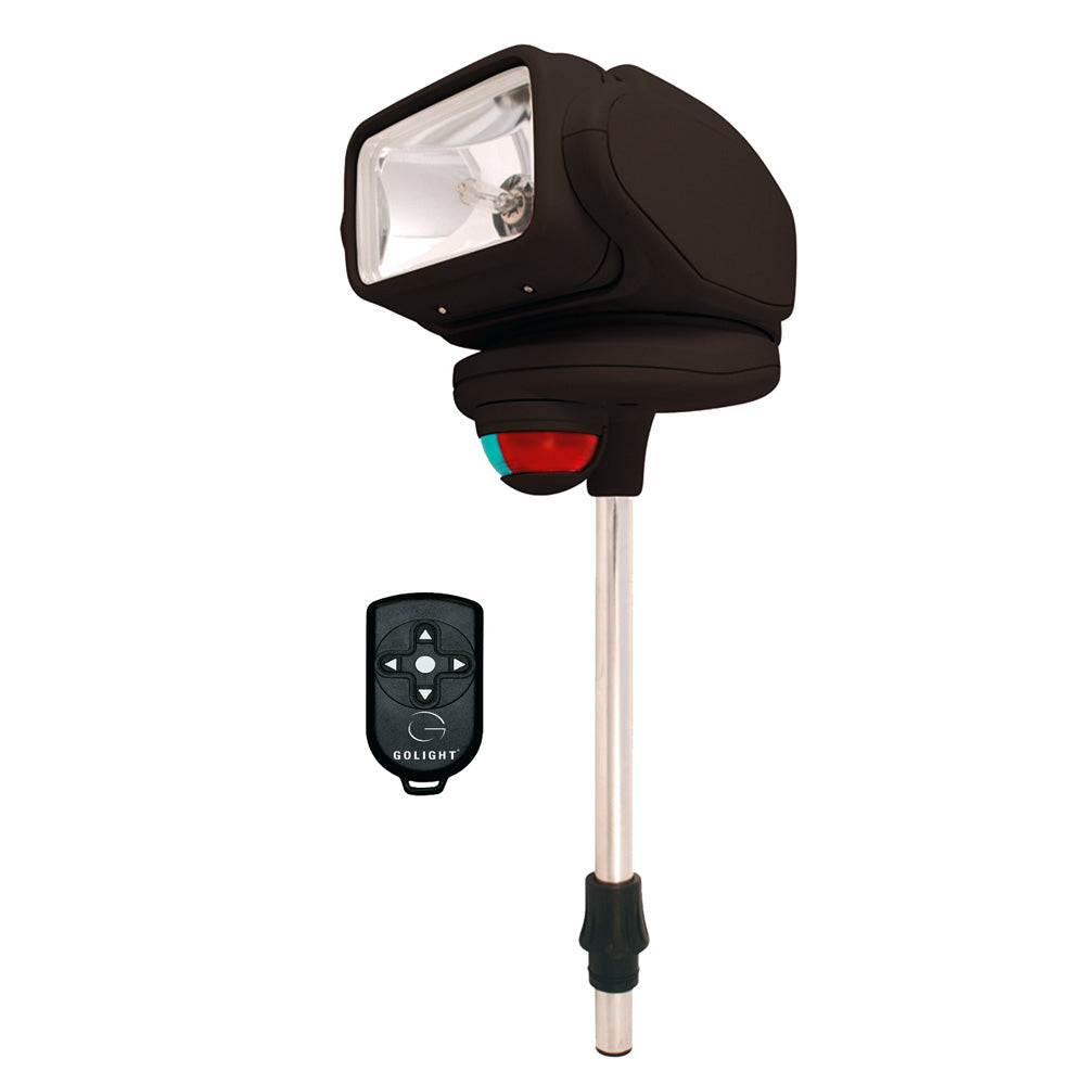 Golight Inc 2151 Gobee Halogen Stanchion Mount W Nav Lights Wireless Remote Image 1
