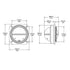 Ritchie Compasses V-527 Compass Bulkhed/Slope 2.75" Dial Grey