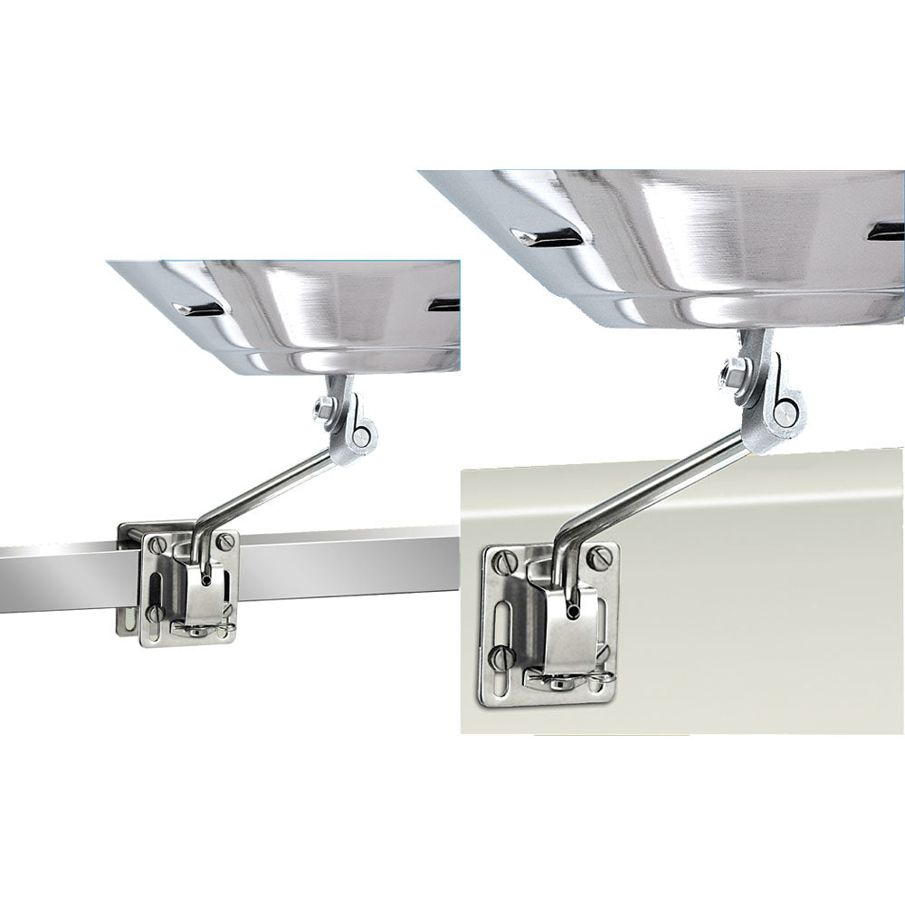 Magma A10-240 Square/Flat Rail Mount Or Side Bulkhead Kettle Series Grills Image 1