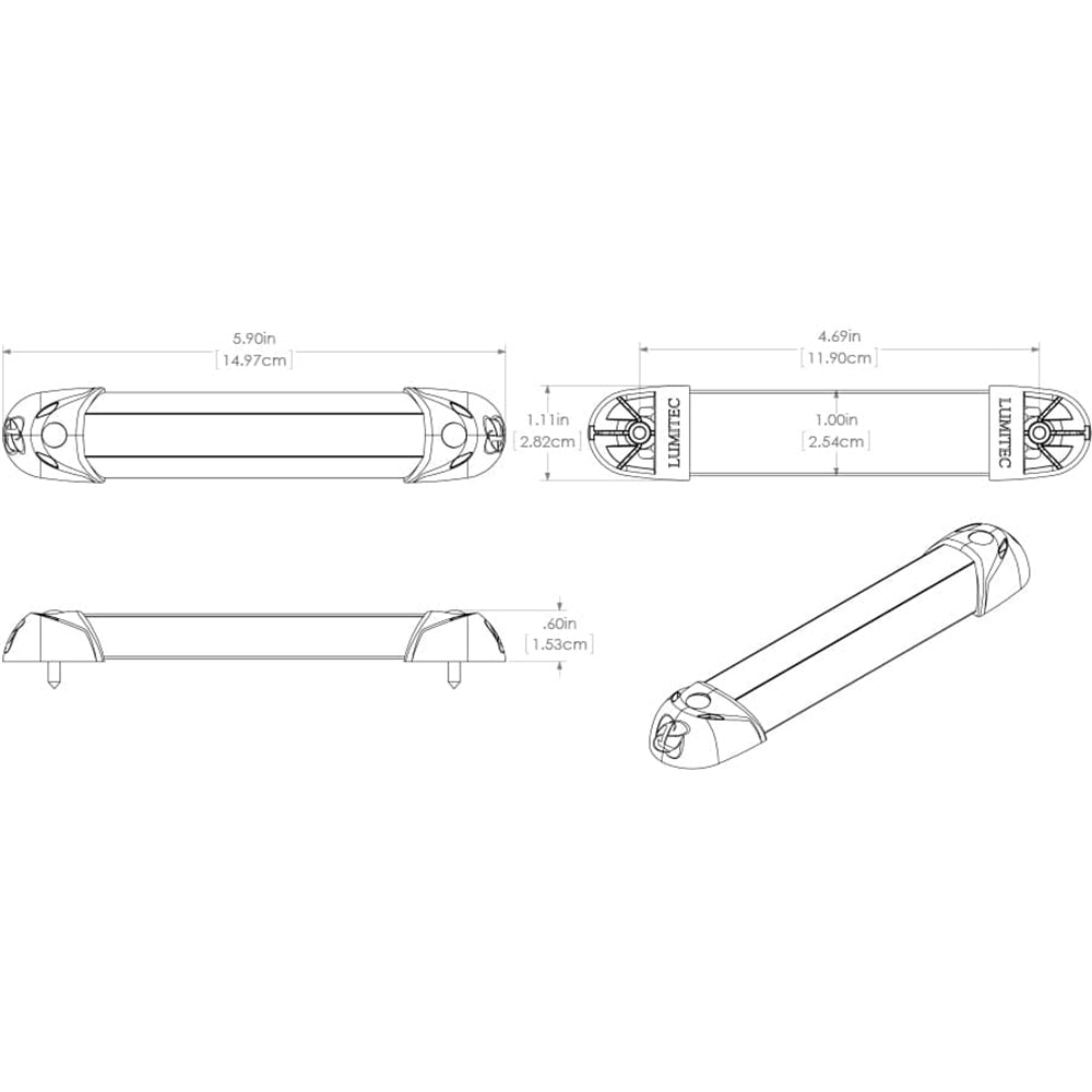 RAIL2 AND MINI RAIL2 LED LIGHTS (LUMITEC)