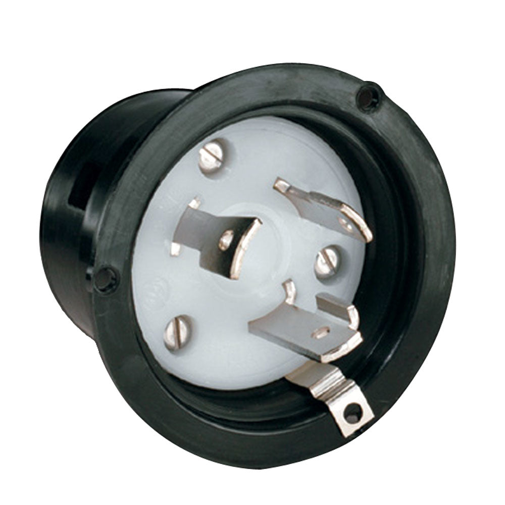 Marinco 305CRMB 30 Amp Stainless Steel Power Inlet Image 1