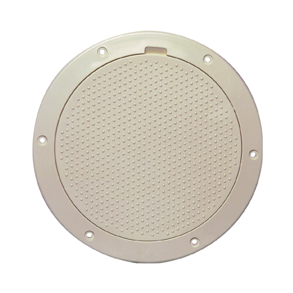 Beckson Marine 6" Beige Non-Skid Pry-Out Deck Plate - DP63-N Image 1