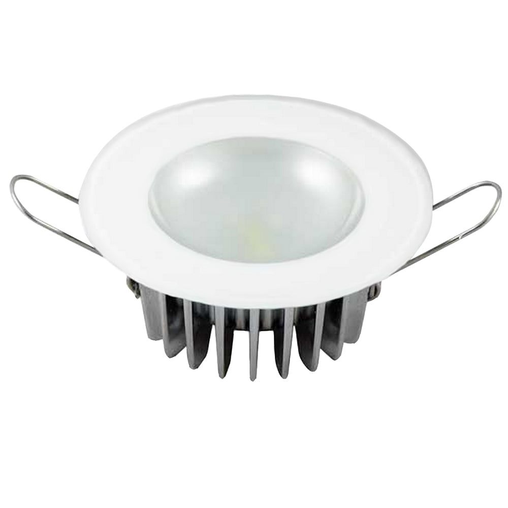 Lumitec 113190 Mirage Flush Mount Down Light Glass Finish/No Bezel 4-Color Image 1