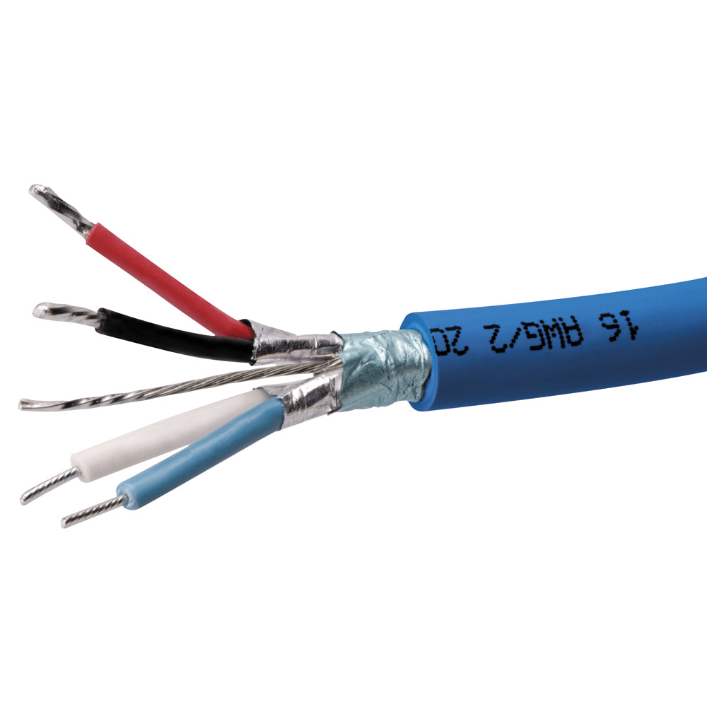 100 Meter Blue Mini Bulk Cable - MARETRON NB1-100C Image 1