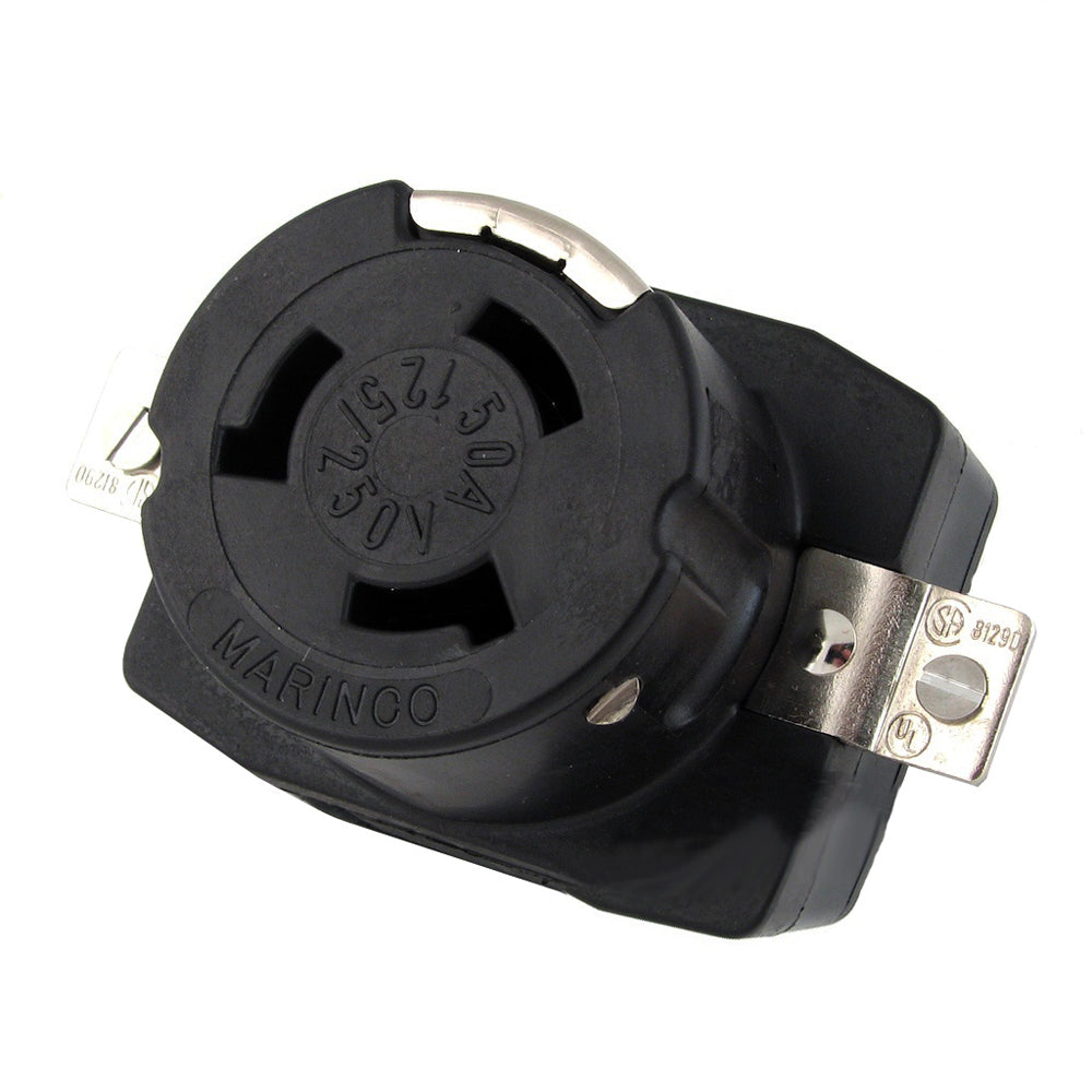 Marinco 6369CR Dockside Receptacle 50A-125/250V Image 1