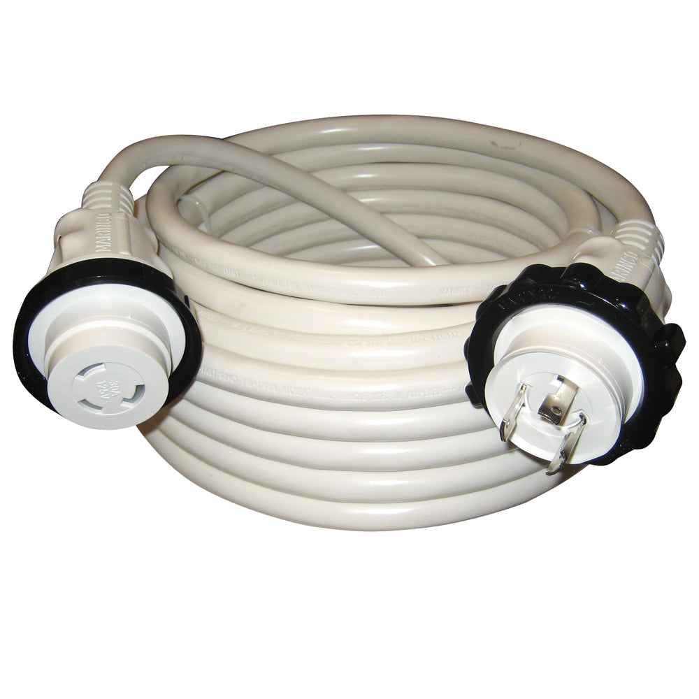 Marinco_Guest_AFI_Nicro_BEP 199120 30A Shore Power Cord Wht 50Ft Image 1