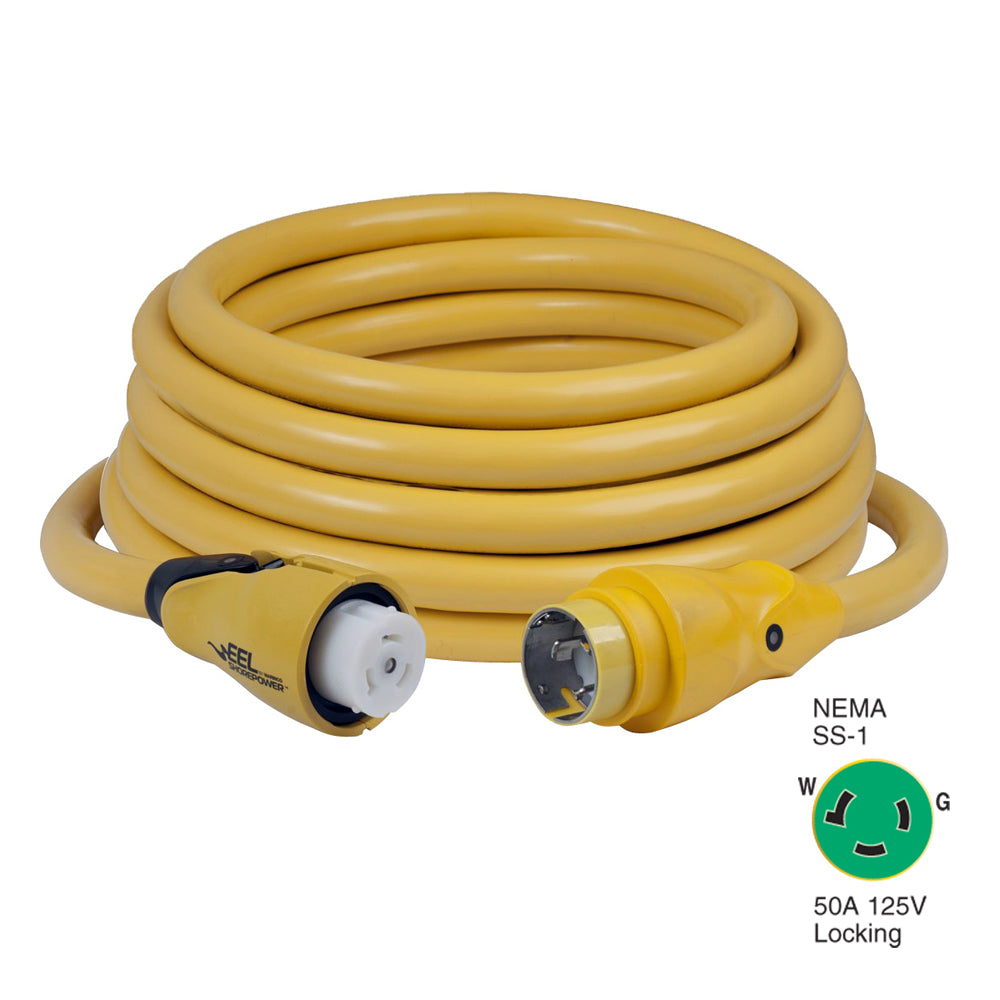 Marinco CS503-50 Eel Cord Set 50A 125V 50"" Image 1