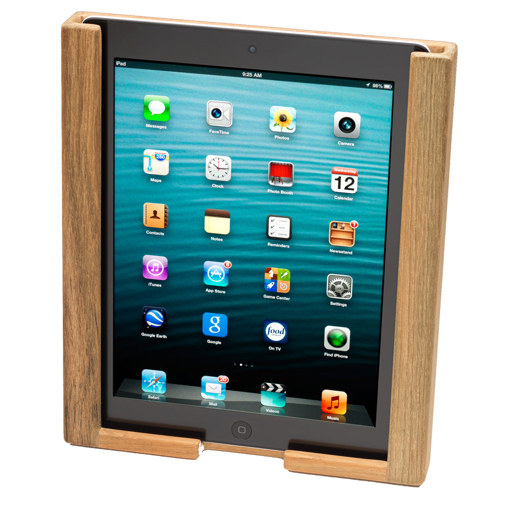 Whitecap 65855 Teak iPad Holder - Stylish and Functional Stand Image 1