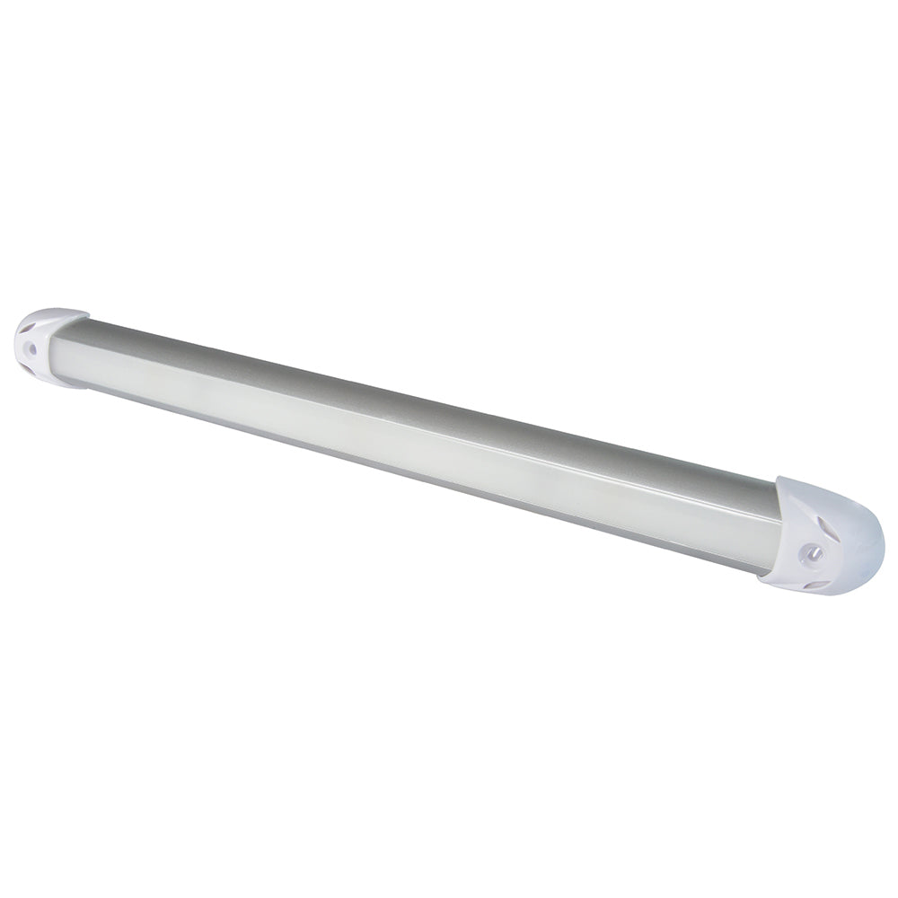 Lumitec 101242 Rail2 12" Rail Light Warm White Led Brushed Finish 12/24V