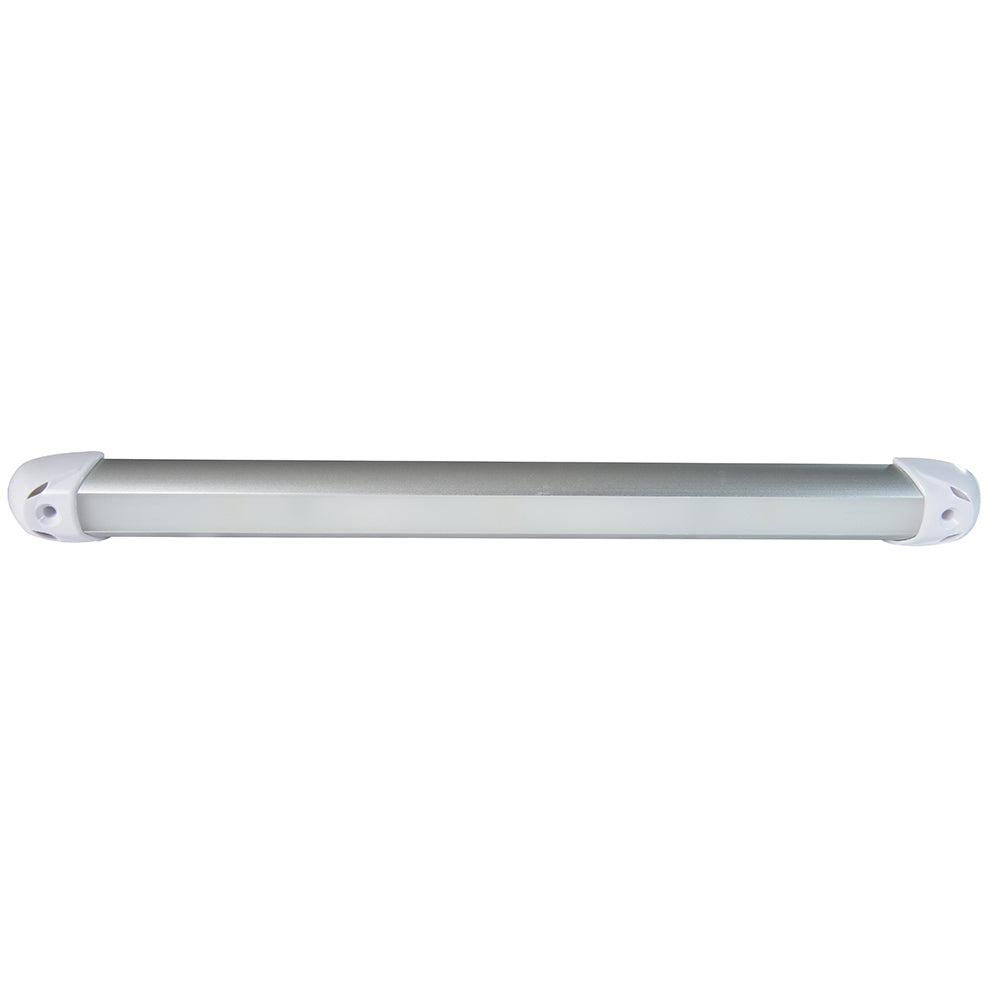 Lumitec 101242 Rail2 12" Rail Light Warm White Led Brushed Finish 12/24V