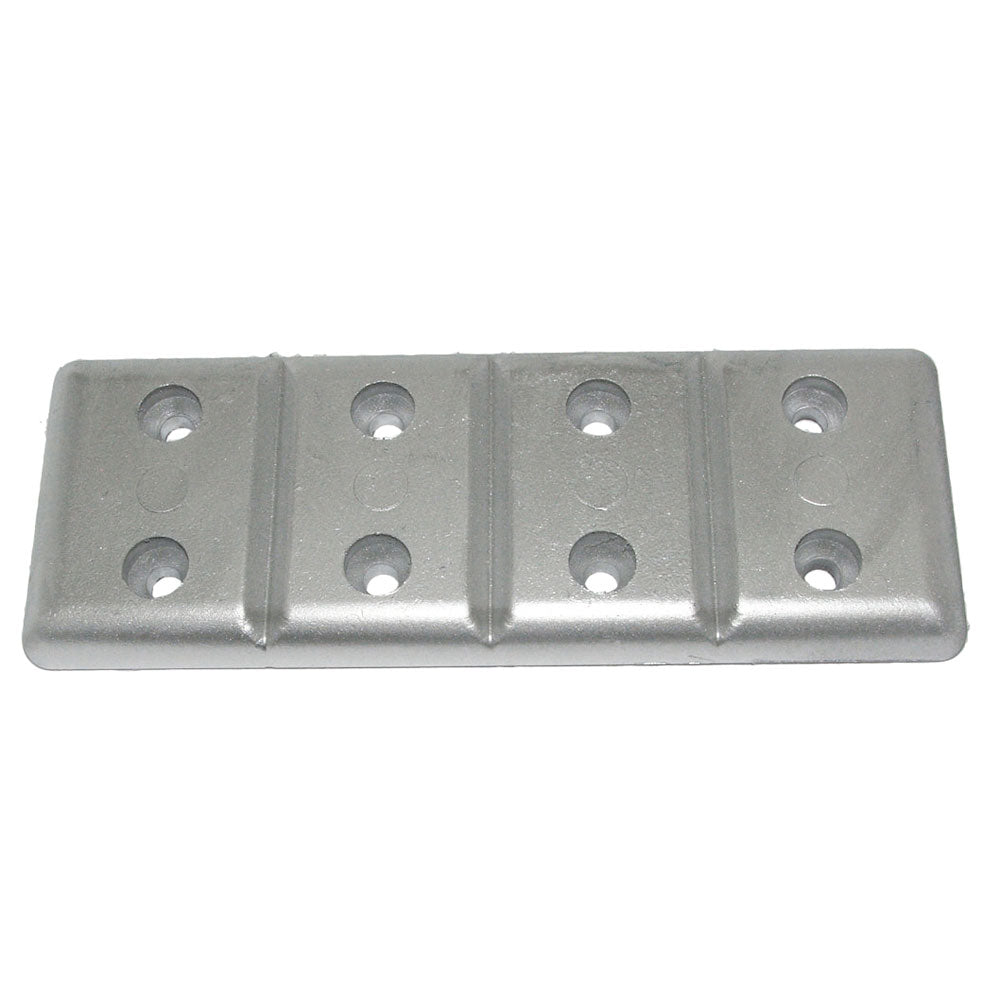 Tecnoseal Tec-40 Hull Plate Anode Zinc 7.48"x2.76"x0.51"" Image 1