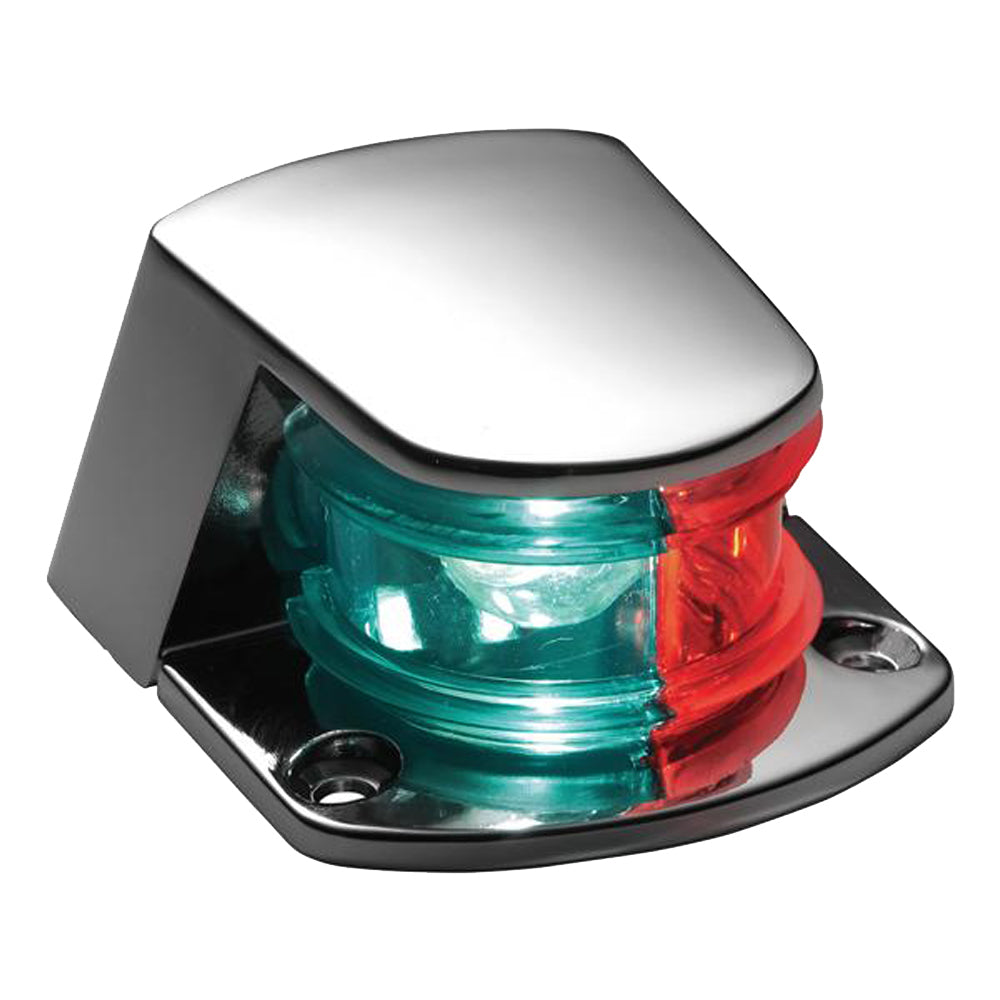 Attwood Marine 6375D6 Bi-Color Combination Sidelight 12V Chrome Plated Zamak Image 1