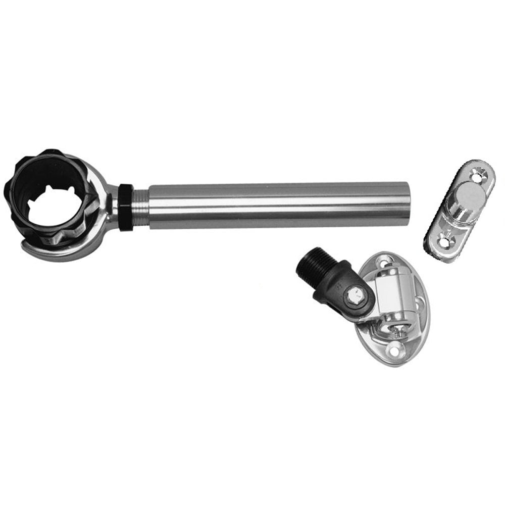 Rupp Marine PAK-0005 Threaded Antenna Support 6" Pipe Mount Image 1