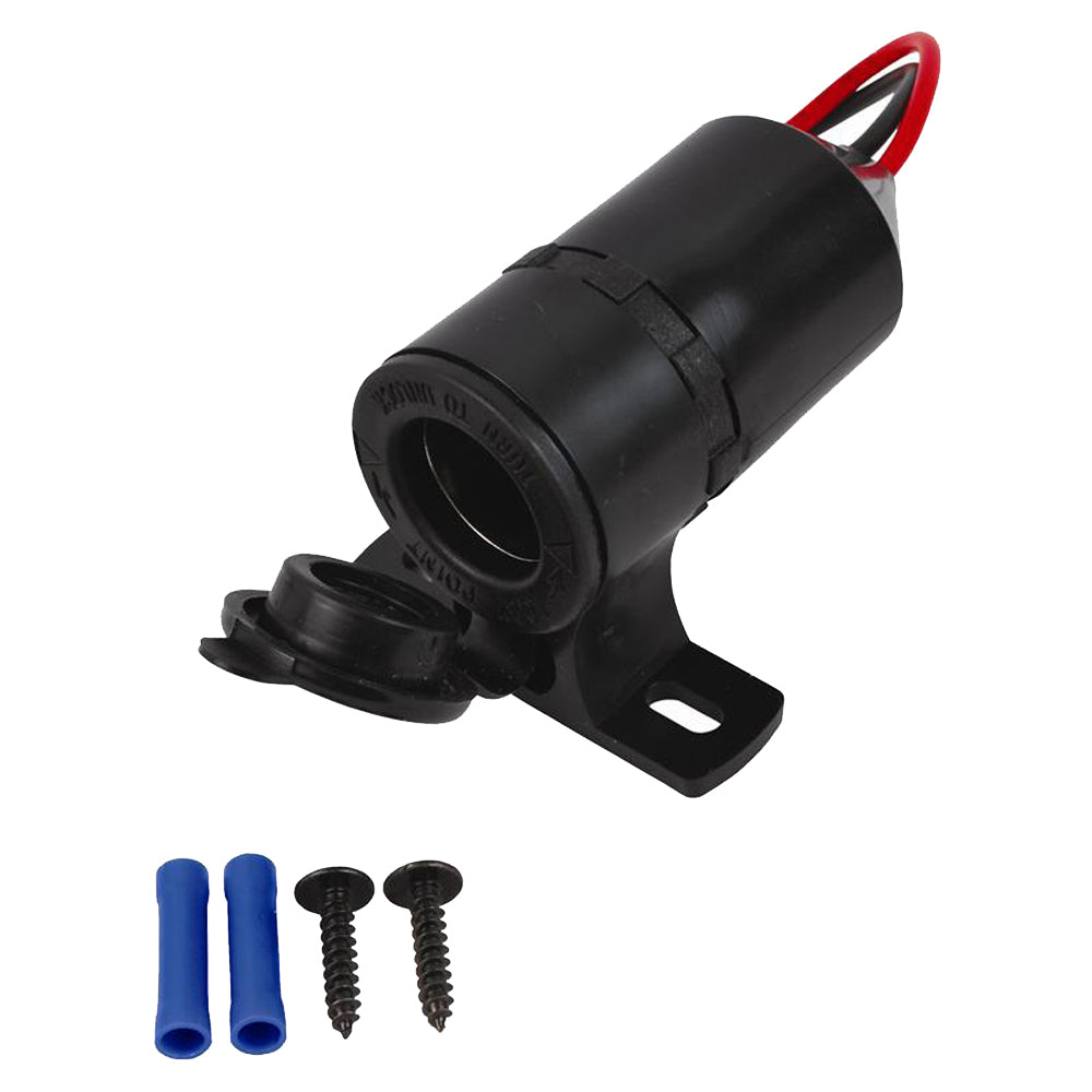 Attwood Marine 11862-6 Outlet Surface Mount 12V Image 1