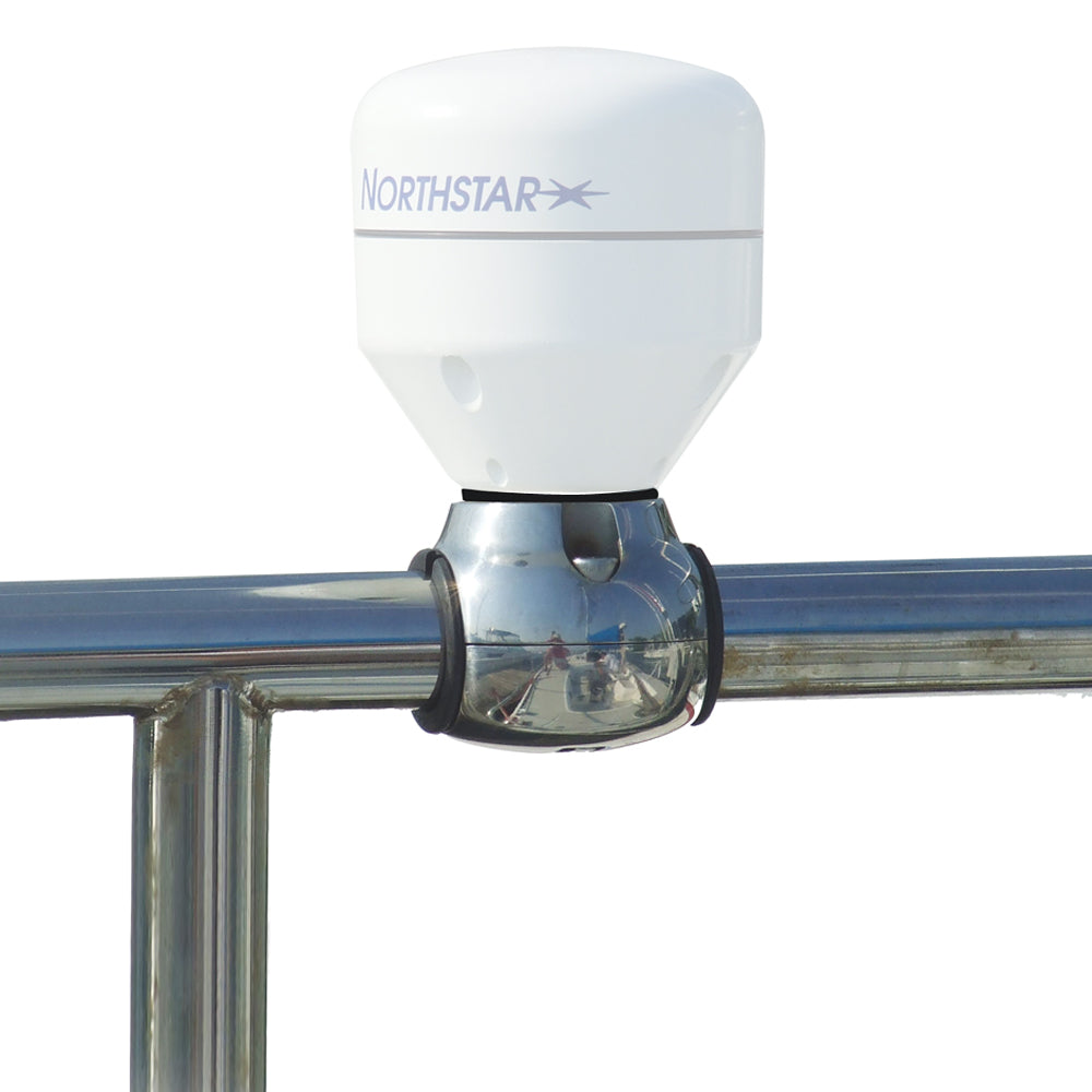 Edson marine 831St-1-14 GPS Antenna Rail Mount Stainless Steel Image 1