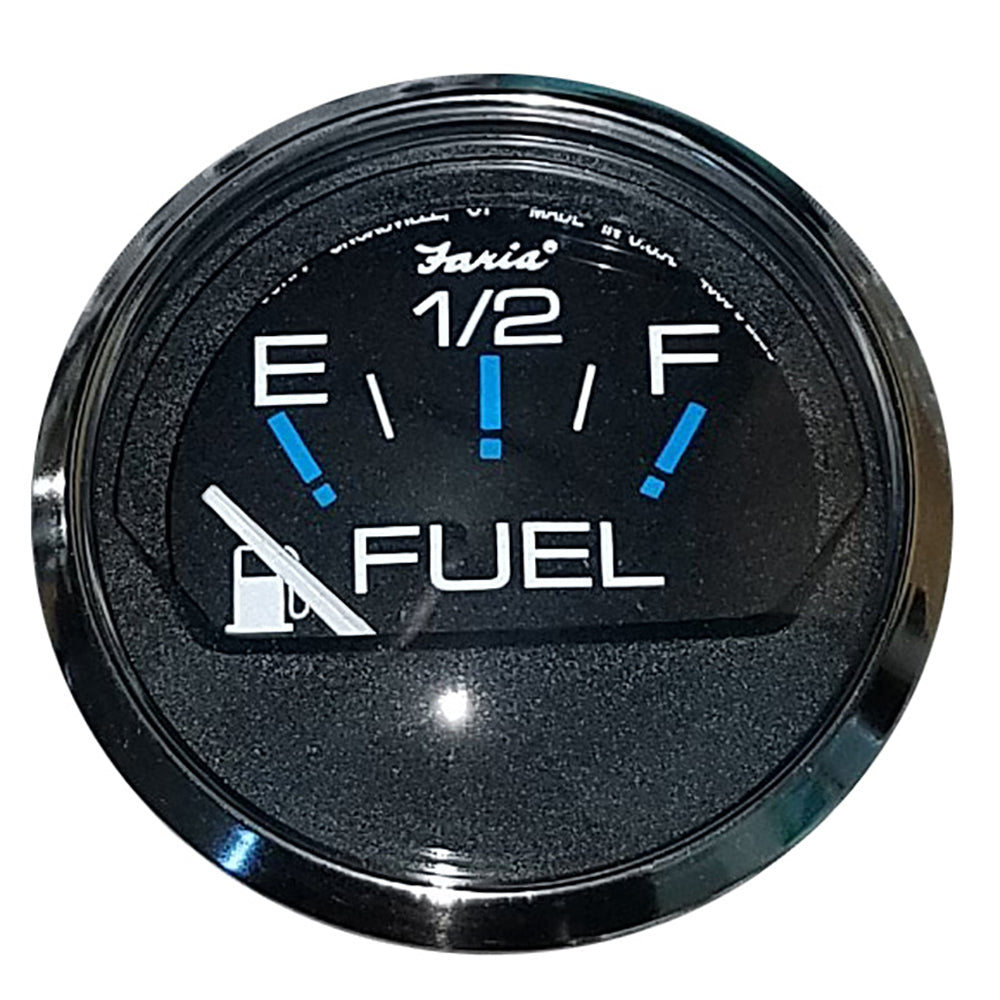 Faria Beede 13701 Chesapeake Black SS 2 Fuel Level Gauge Image 1