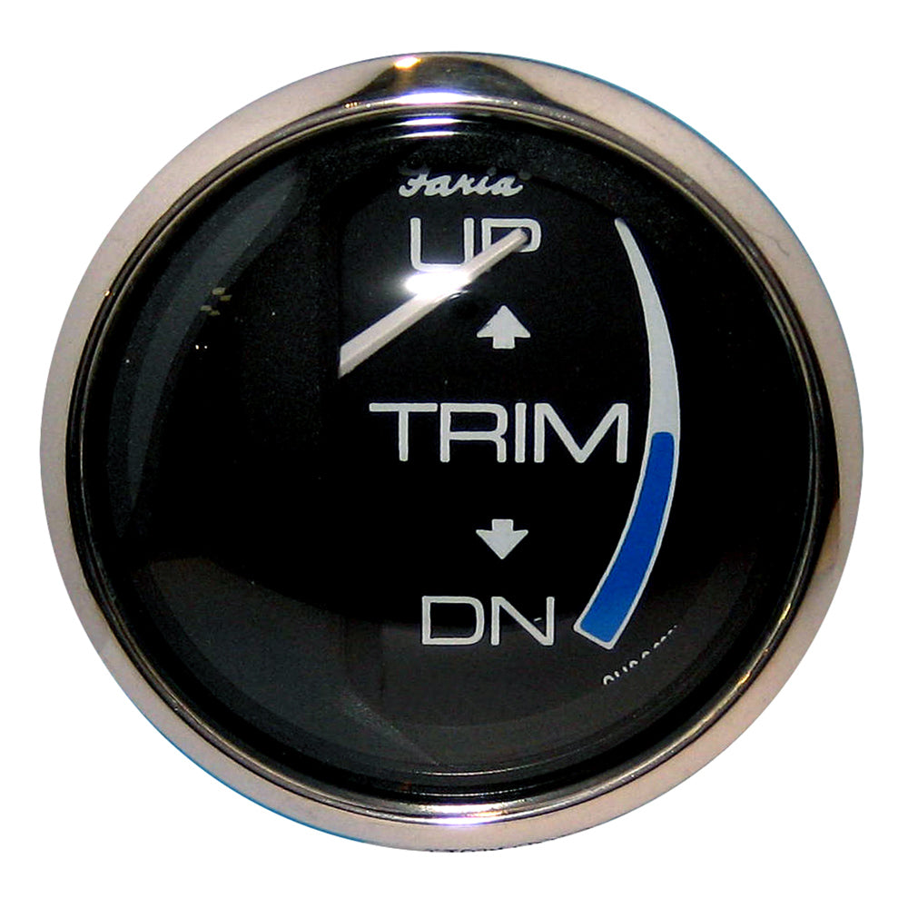 Faria Beede Instruments 13709 Chesapeake Black Ss 2" Trim Gauge J/E/Suzuki Image 1