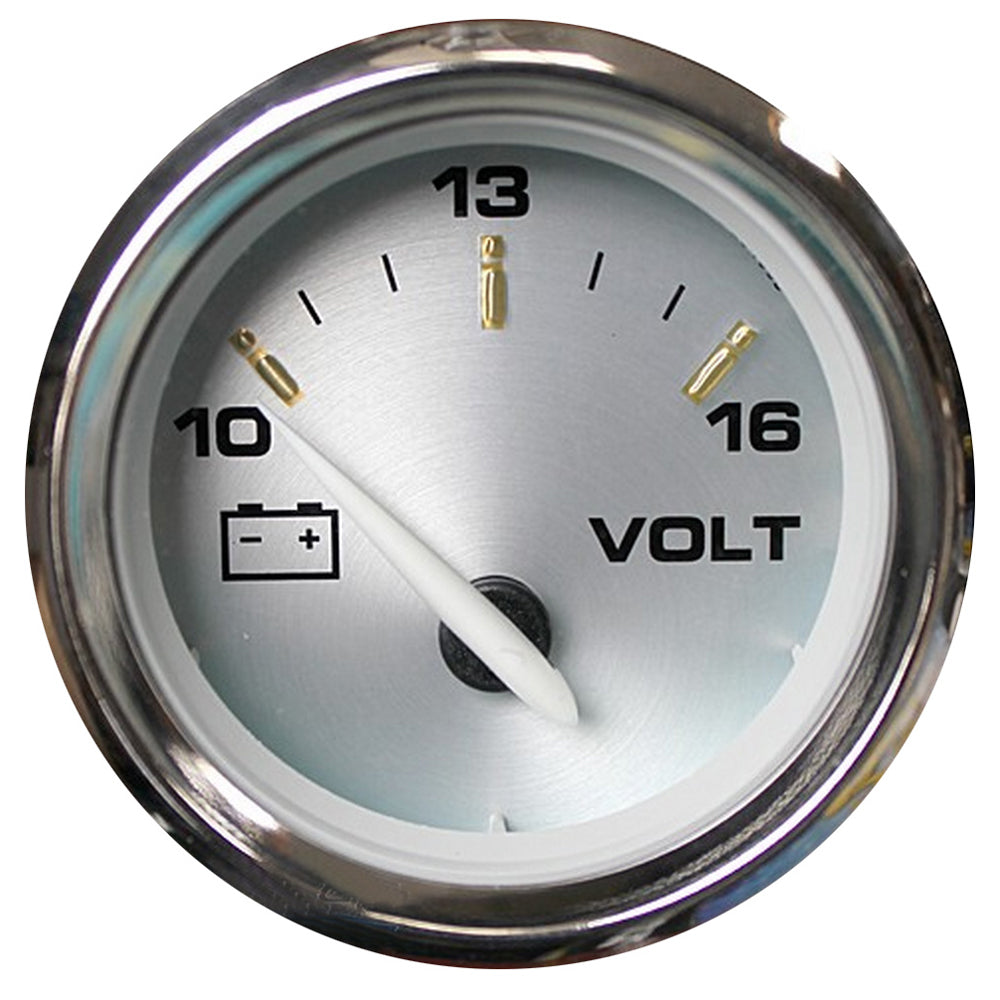 Faria Beede Instruments 19004 Kronos 2" Voltmeter 10-16 Vdc Image 1