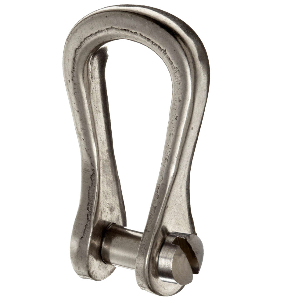 Ronstan RF614 Narrow Slotted Pin Shackle 3/16" Stainless Steel Image 1