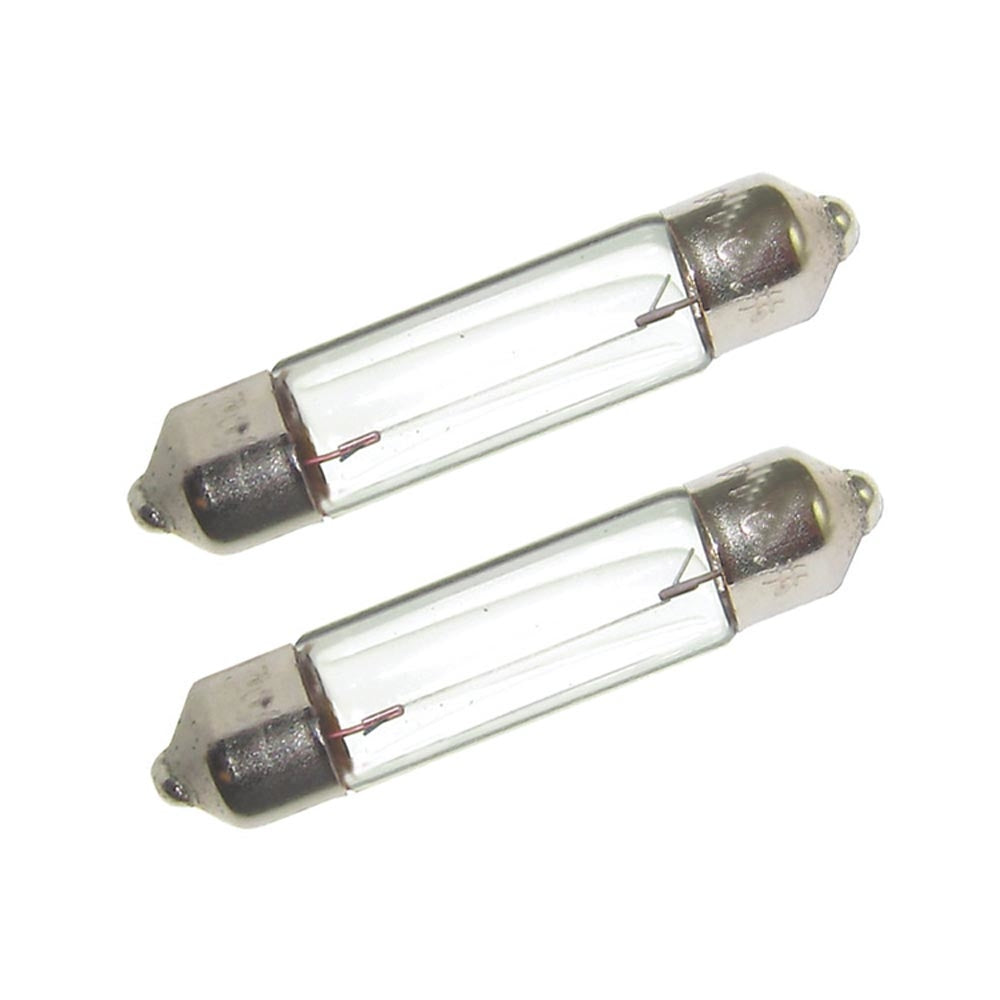 Perko 0072Dp1Clr Double Ended Festoon Bulbs 24V 10W .40A Pair Image 1