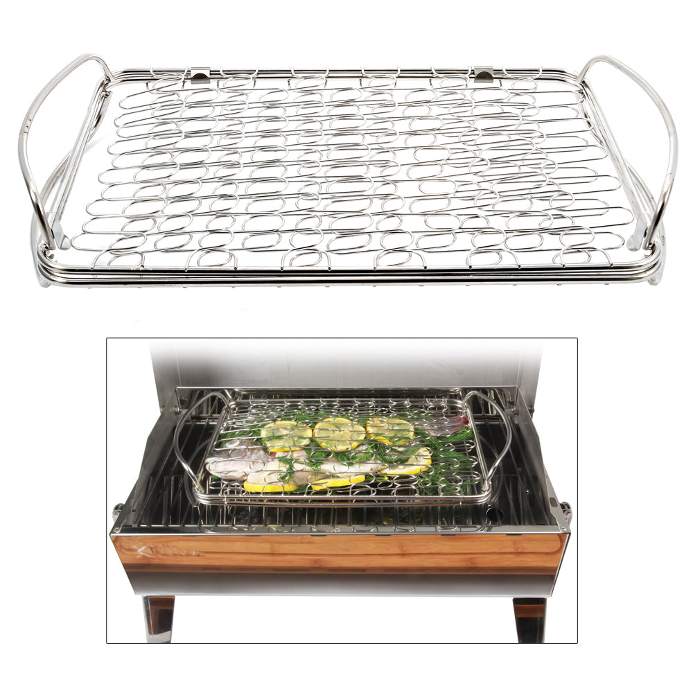 Kuuma Products 58387 Fish Basket Stainless Steel Image 1