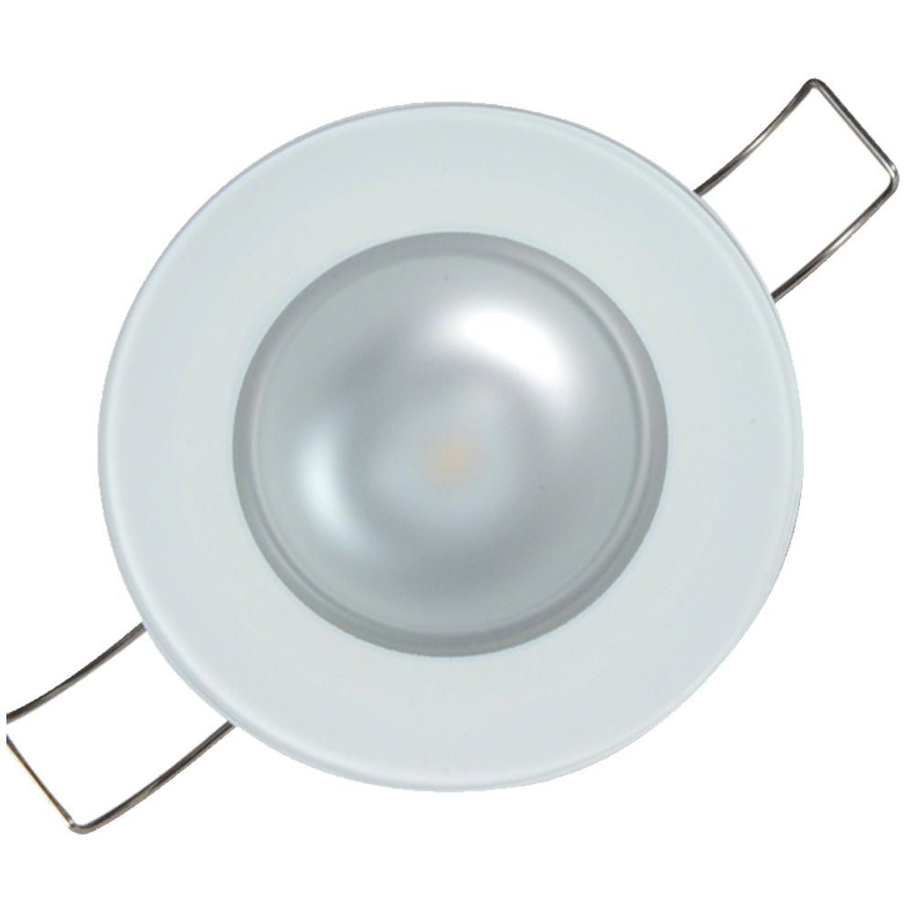 Lumitec 113197 Mirage Flush Mount Down Light Spectrum Rgbw Glass Bezel Image 1