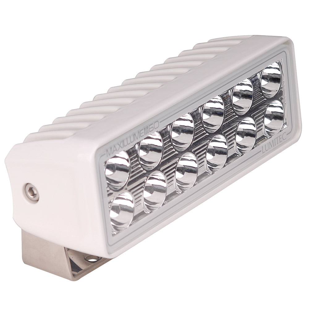 Lumitec 101334 Maxillume H60 Trunnion Mount Flood Light White Dimming Housing Image 1