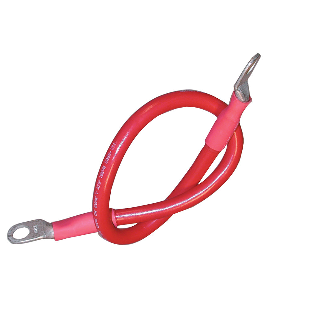 Ancor 189145 Battery Cable Assembly 2 AWG 34mm² Wire 3/8" Stud Red Image 1