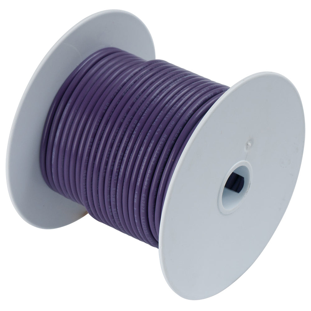 Ancor 184703 Purple 14 AWG Tinned Copper Wire - 18 Inch Image 1