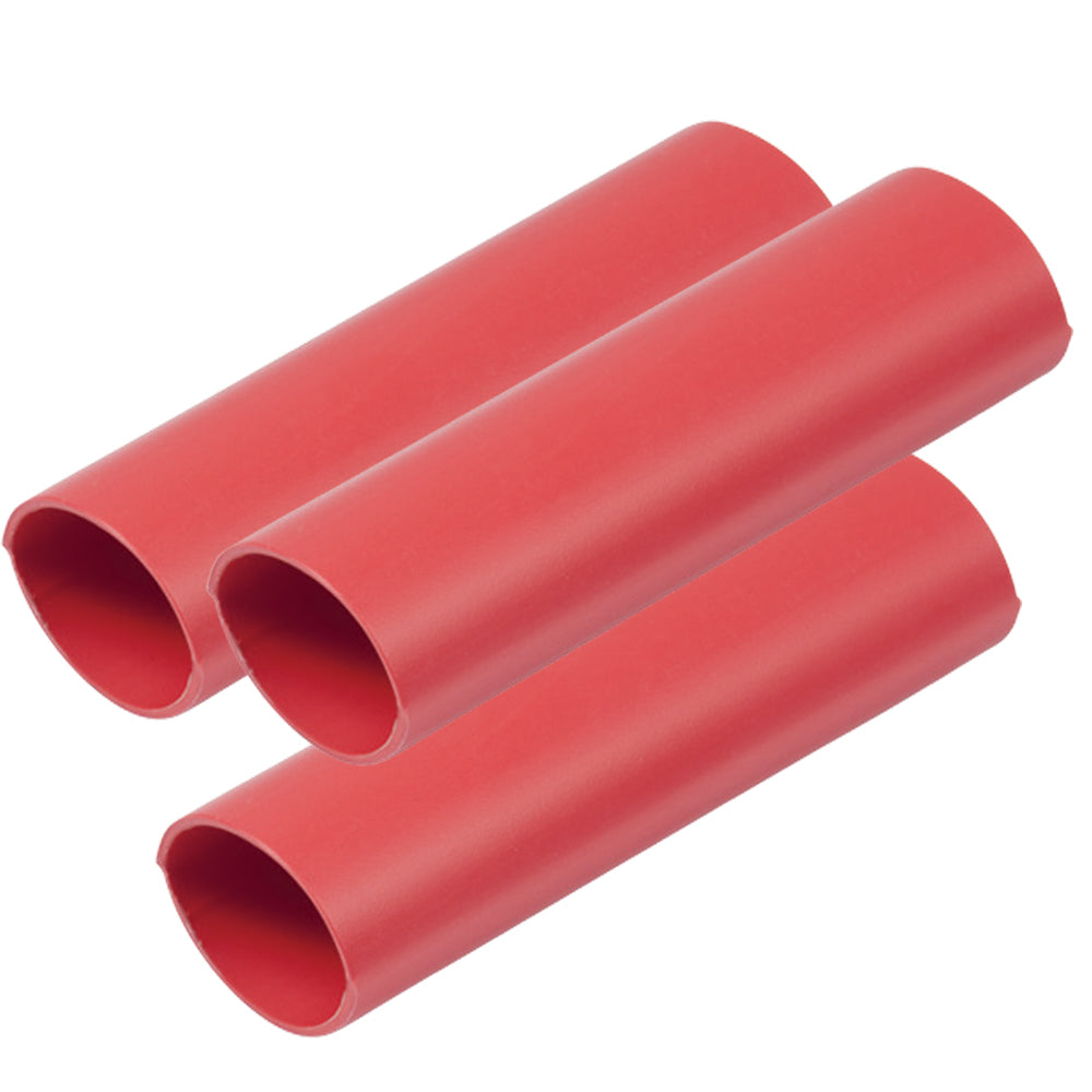 Ancor 326624 Heavy Wall Heat Shrink Tubing 3/4" X 12" 3-Pack Red Image 1