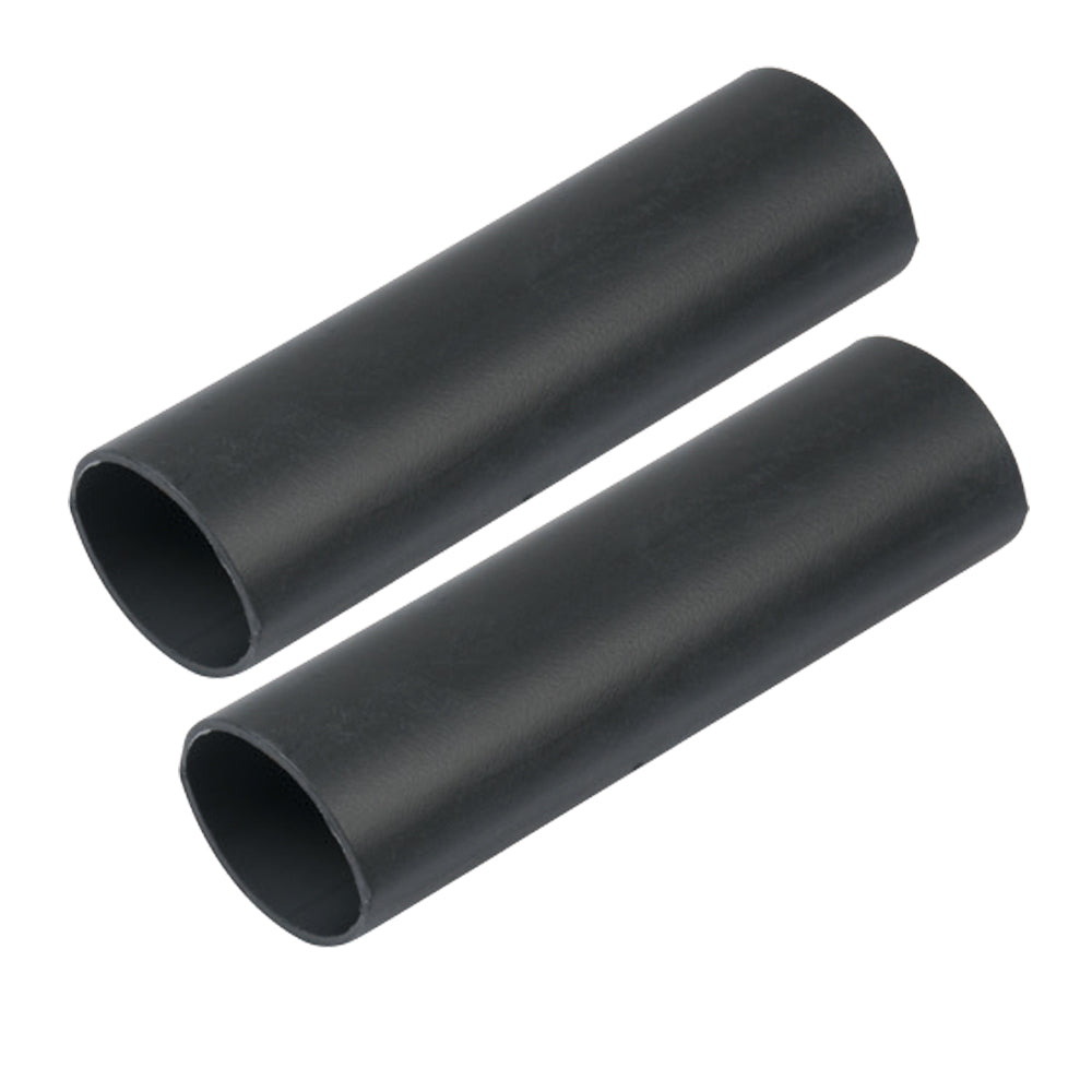 Ancor 327124 Heavy Wall Heat Shrink Tubing 1" X 12" 2-Pack Black Image 1