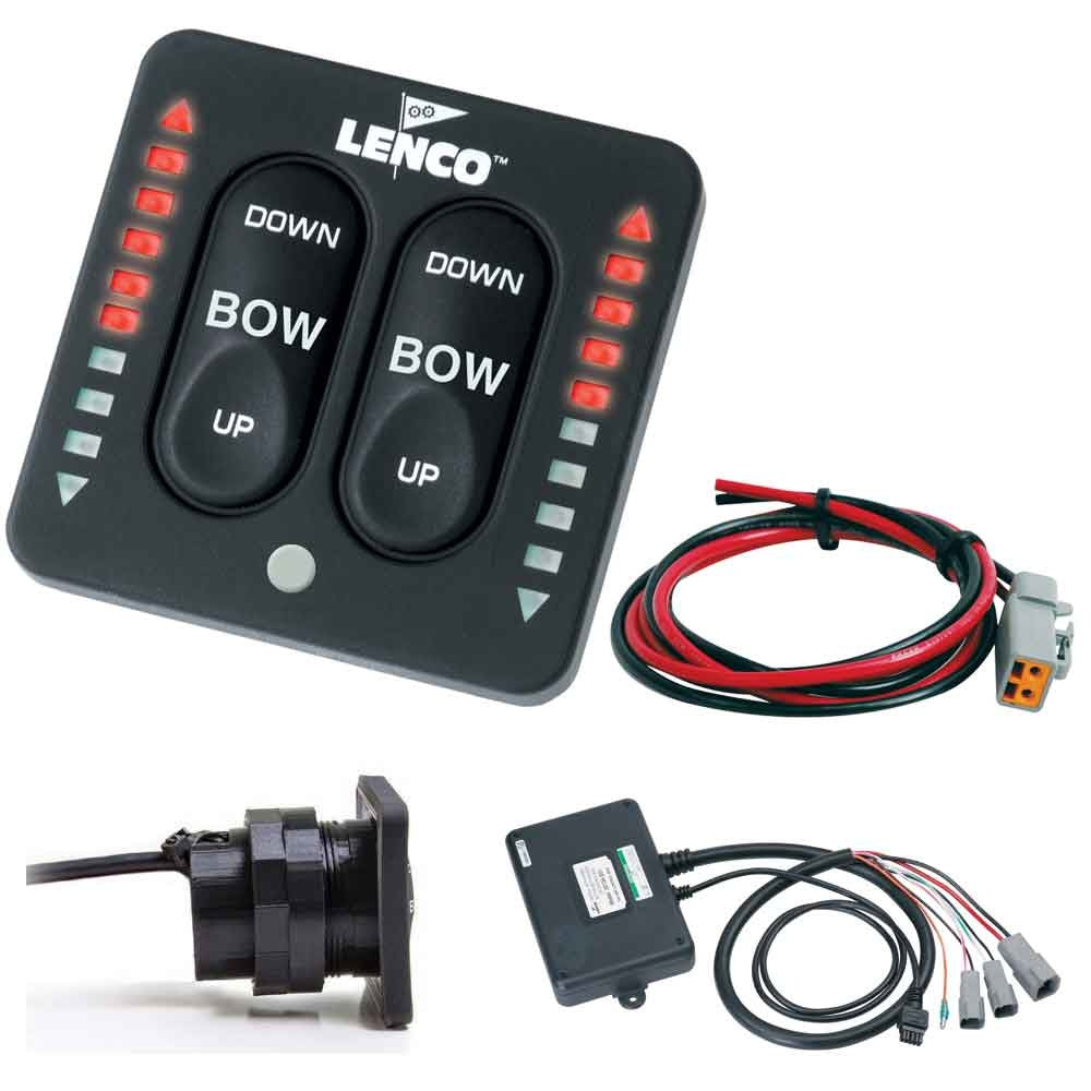 Lenco Marine 15270-001 Led Indicator Two-Piece Tactile Switch Kit Pigtail Image 1
