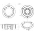 Lumitec 114127 Shadow Flush Mount Down Light White Finish Spectrum Rgbw
