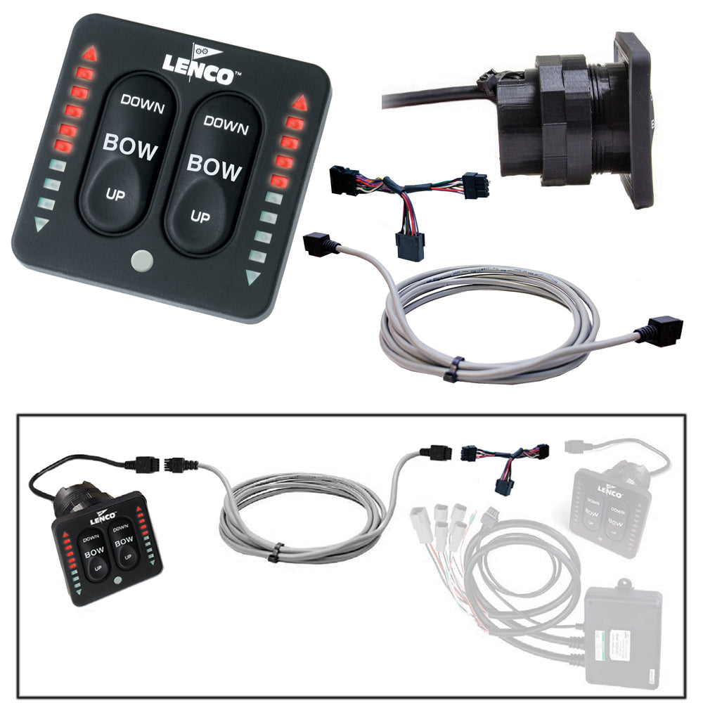 Lenco Marine 11941-002 Flybridge Kit Led Indicator Key Pad Two-Piece Tactile Image 1