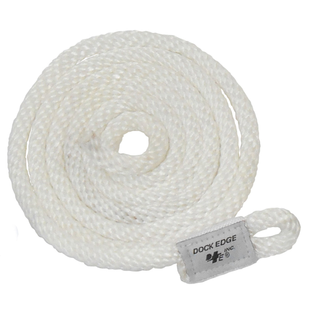 Dock Edge 3/8 x 5' White Fender Line 2-Pack (91-561-F) - Marine Rope Image 1