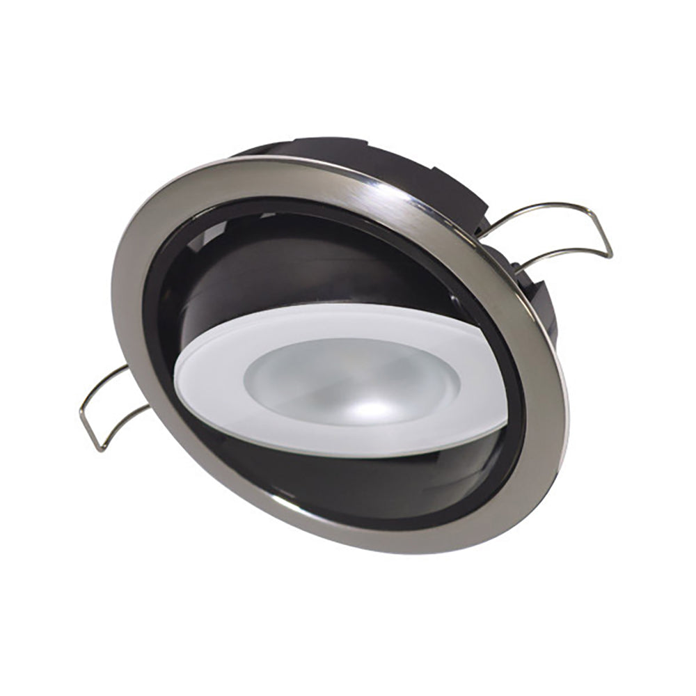 Lumitec 115117 Mirage Positionable Down Light Spectrum Rgbw Dimming Polished