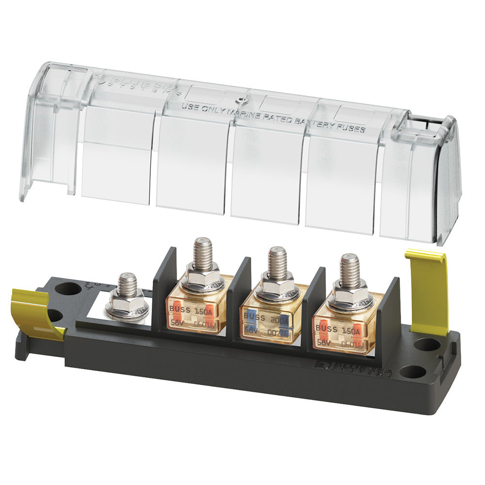 Blue Sea Systems 5196 Mrbf Surface Mount 3 Circuit Fuse Block Common Source Image 1