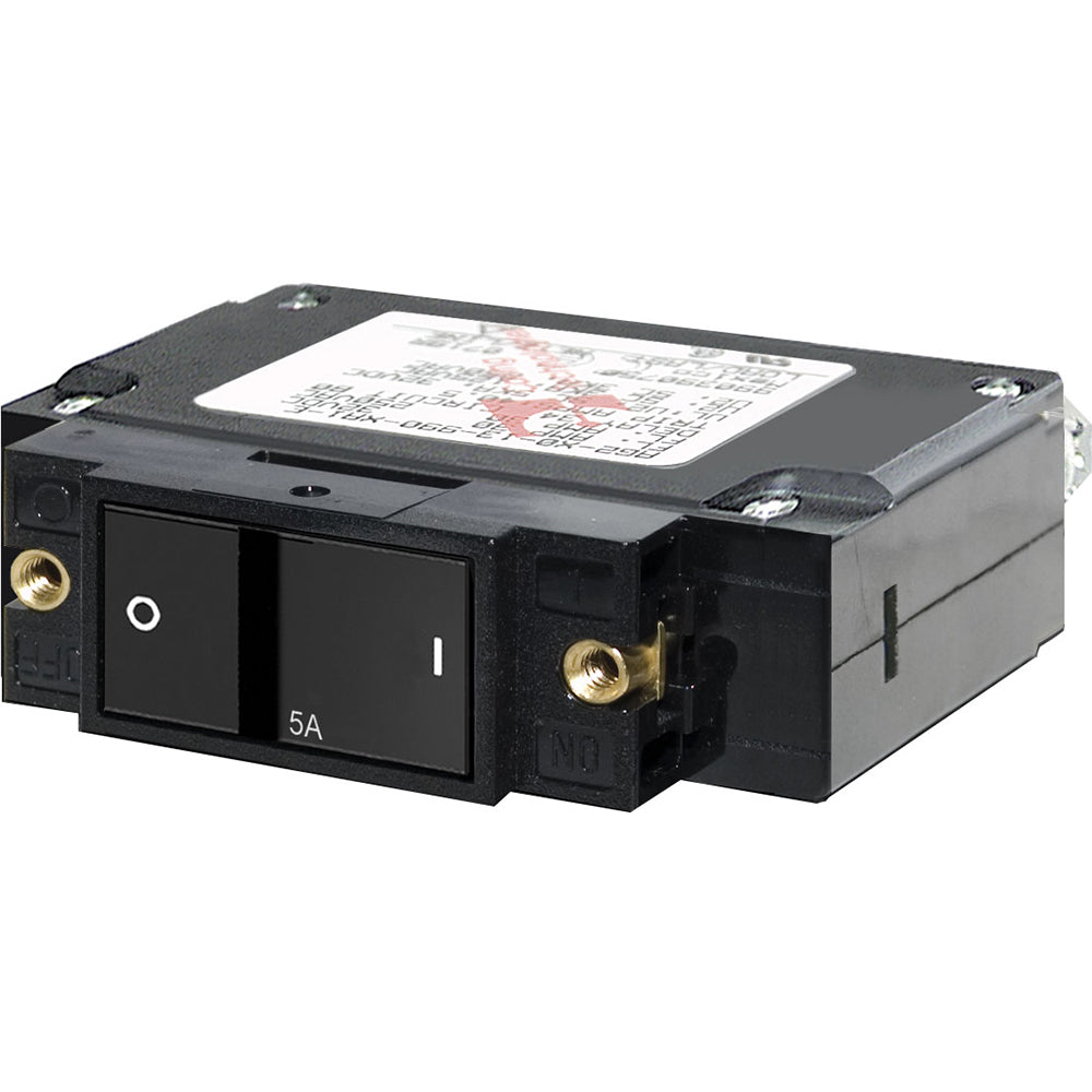 Blue Sea Systems 7540 C-Series Flat Rocker Circuit Breaker Single Pole 5A Image 1