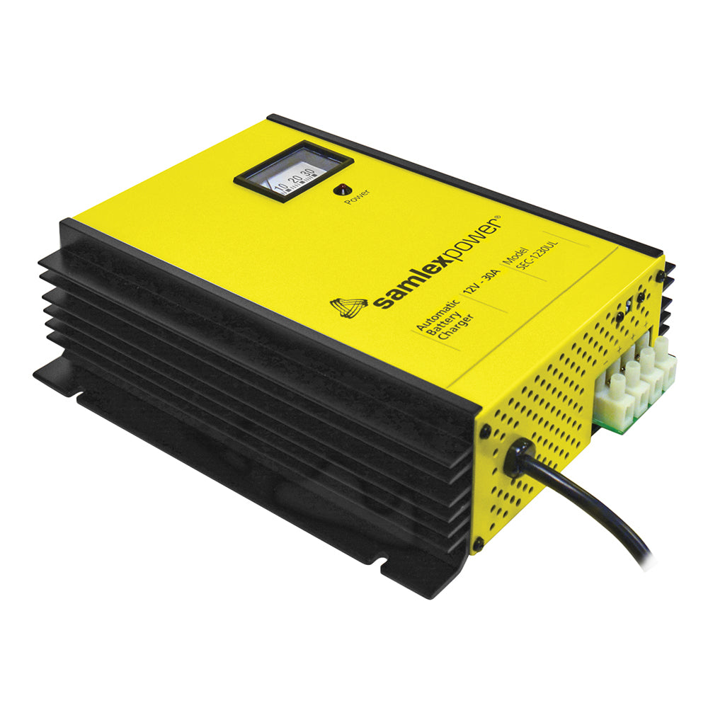 Samlex America Sec-1230Ul 30A Battery Charger 12V 3-Bank 3-Stage Dip Switch And Image 1