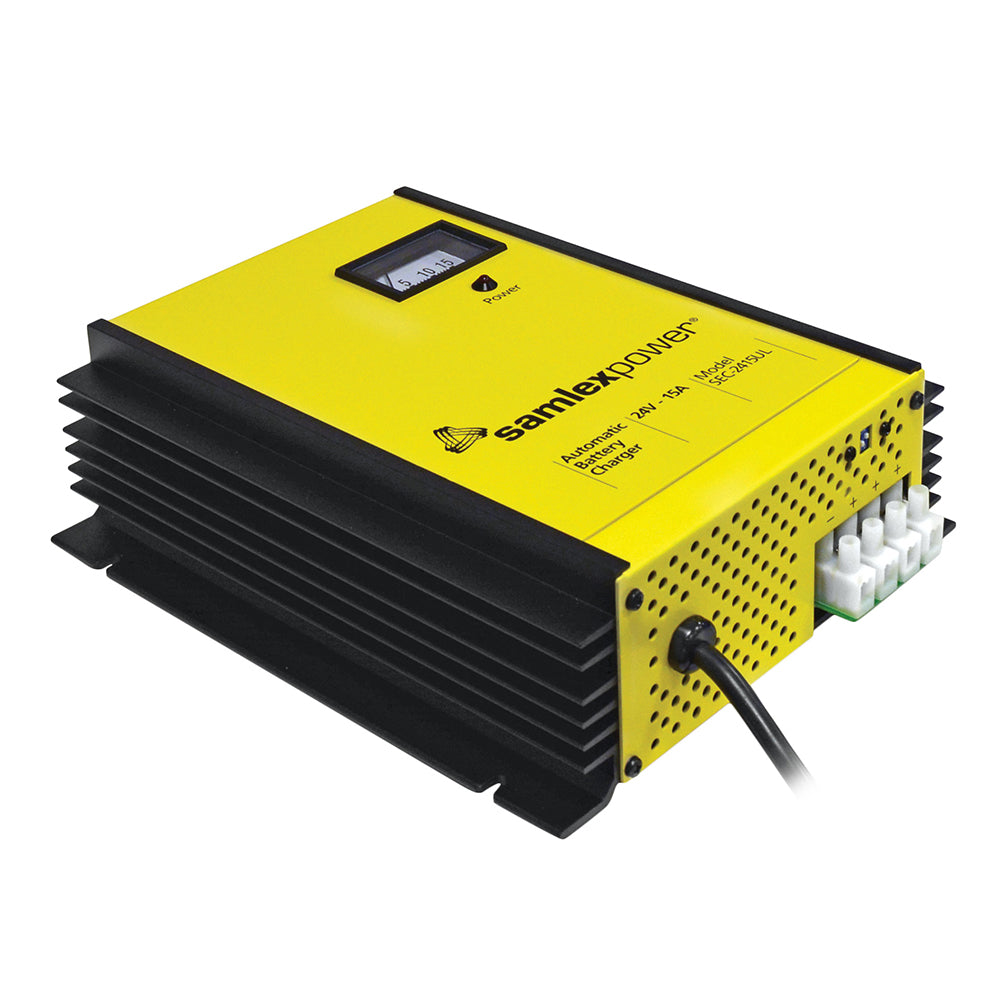 Samlex America Sec-2415Ul 15A Battery Charger 24V 3-Bank 3-Stage Dip Switch And Image 1