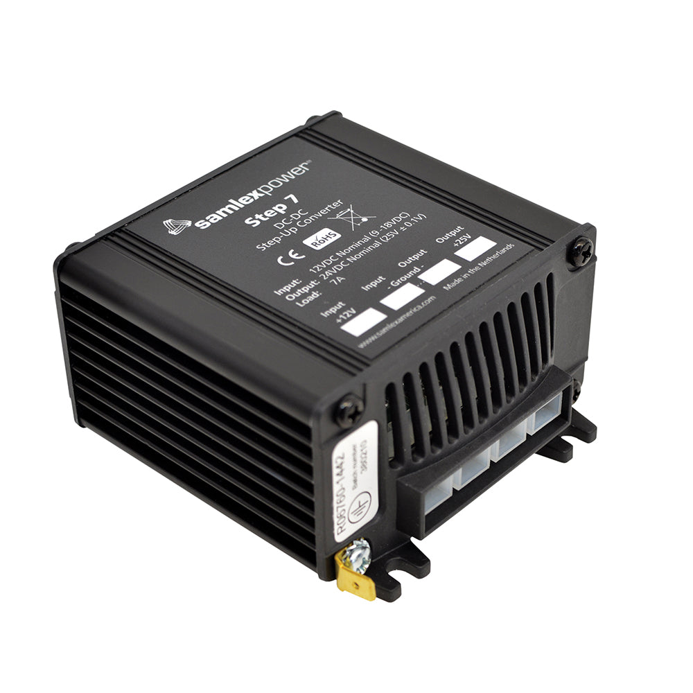 Samlex America Step7 Step-Up DC-DC Converter 7A 9-18V Input 24V Output Image 1