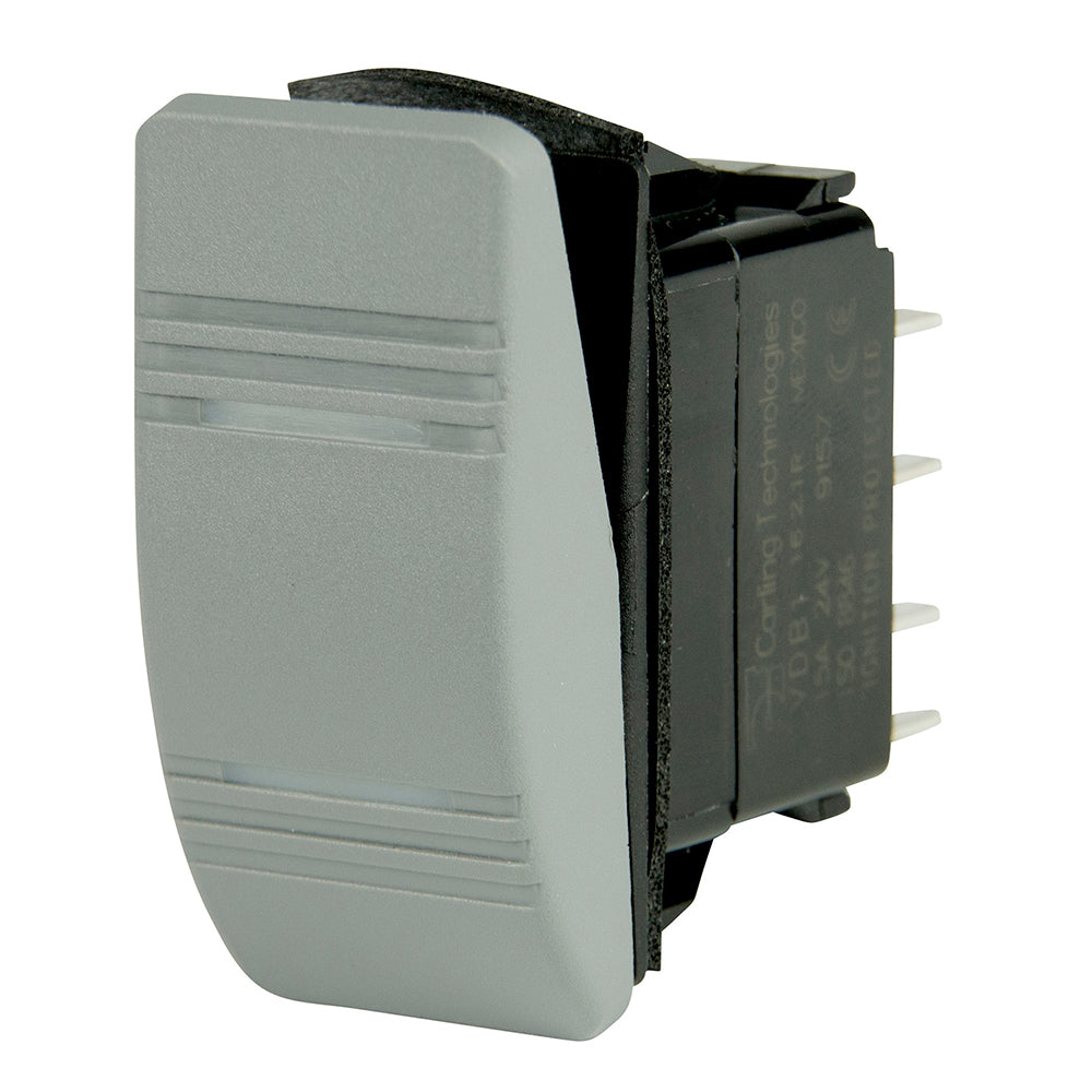Bep Marine 1001812 Dpdt Contura Switch 2-Amber Leds Gray On/On Image 1