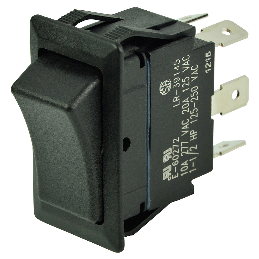 BEP Marine 1001712 DPDT Rocker Switch 12V/24V On/Off/On - 25A Rated Image 1