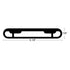 Taco Marine Gse-1939Bsa20 T-Top Extrusion Plate Pre-Drilled