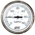 Faria Beede Instruments 33839 4" Chesepeake White Ss Studded Speedometer 60Mph Image 1