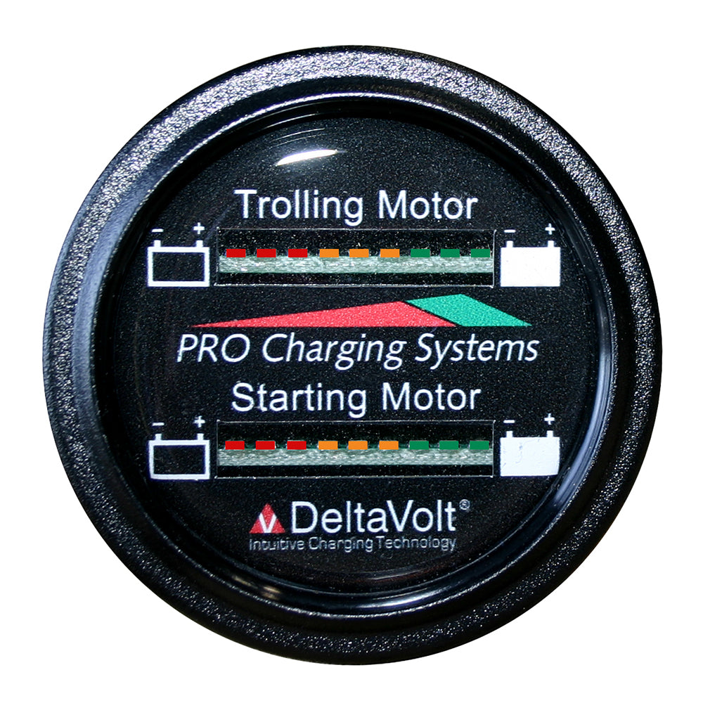Dual Pro Bfgwom1524V/12V Battery Fuel Gauge Marine Read Monitor 12V/24V System Image 1
