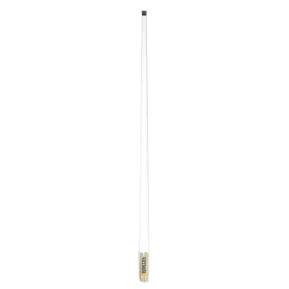 White 8ft Digital AM/FM Antenna 538-AW-S with Cable Image 1